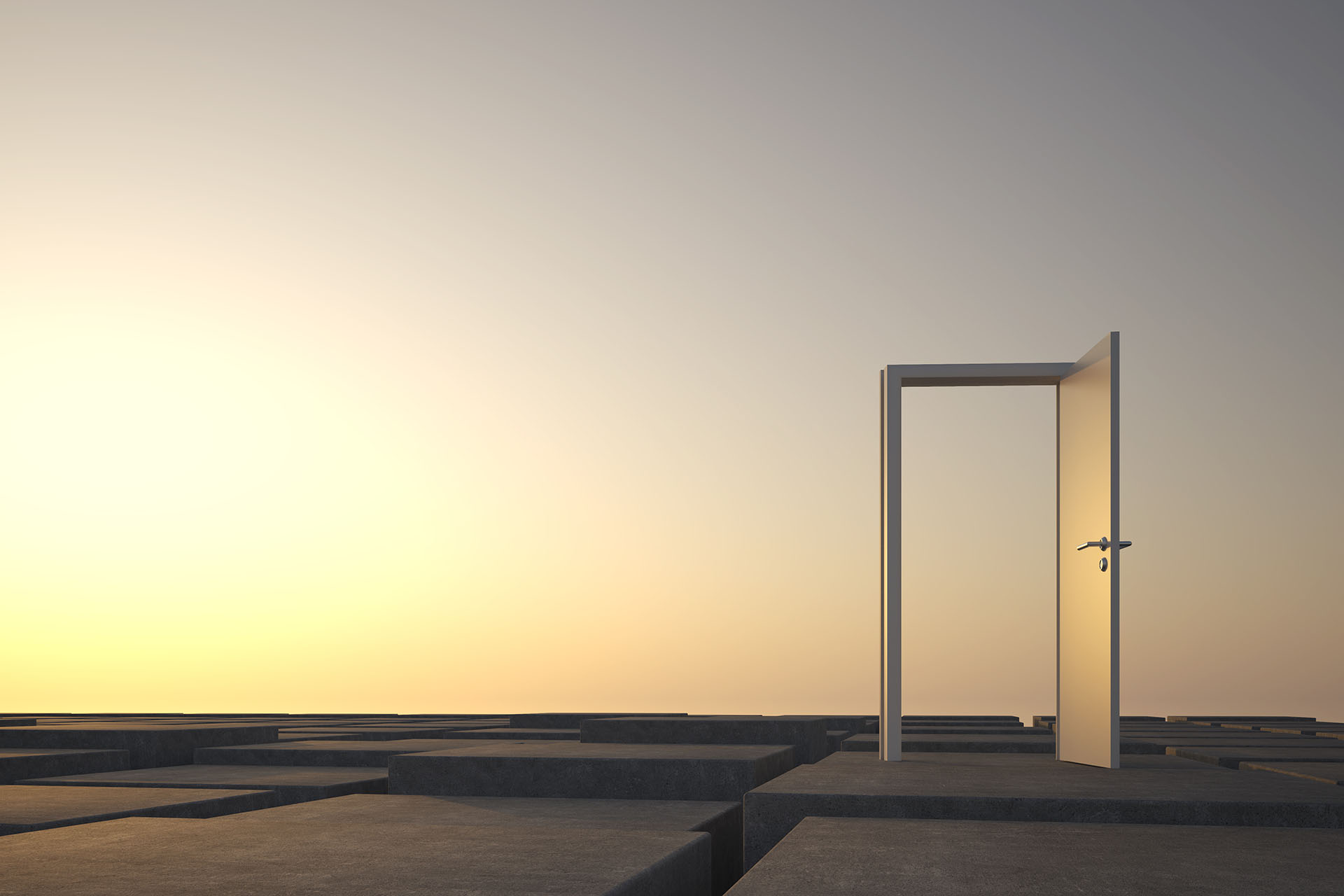 An open door on the horizon