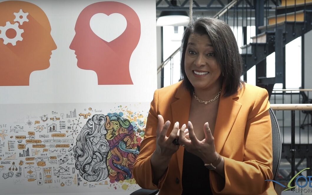 A conversation on emotional intelligence with Odile Bocande Koffi Picture of Odile Bocande-Koffi explaining emotional intelligence