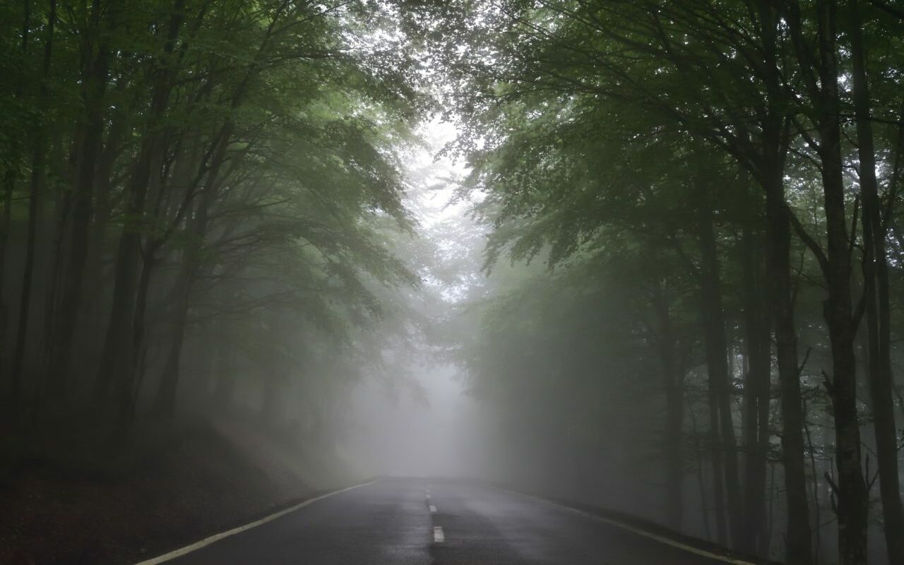 Santiago Lacarta – unsplash Misty road