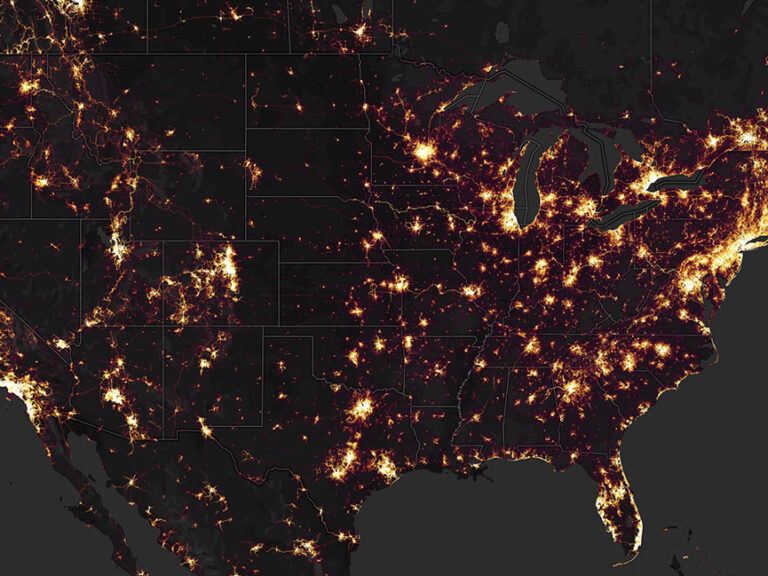 Strava Global Heat Map ©Mapbox / OpenStreetMap