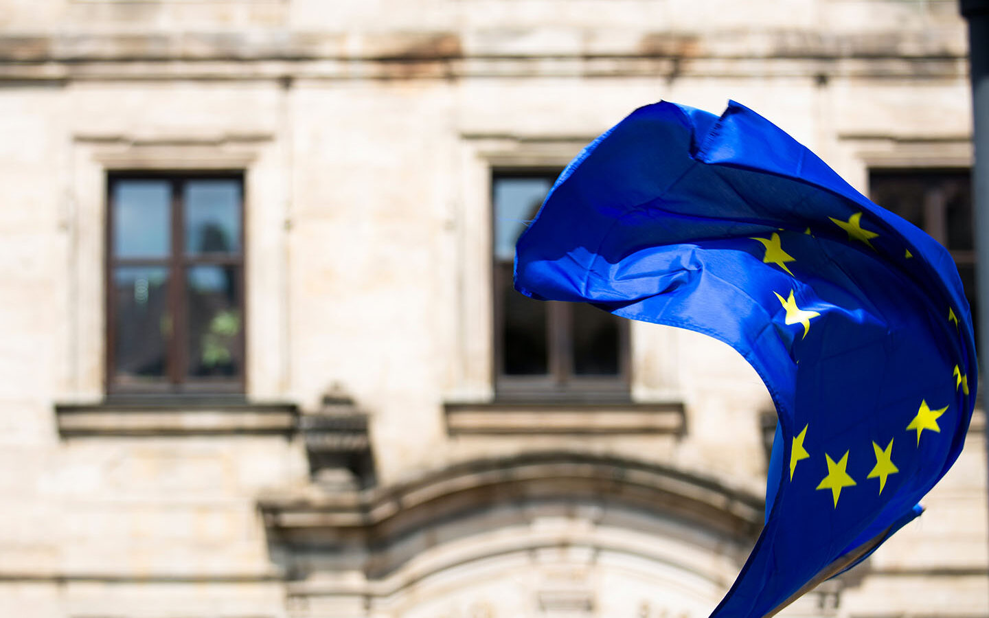 ©Markus Spiske/Unsplash Waving European Flag by Markus Spiske, Unsplash