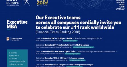 Executive MBA FT Ranking 2018 Celebration - Madrid