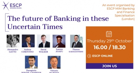 ESCP Students & Speakers from Leading Financial Institutions Debate the Future of Banking  