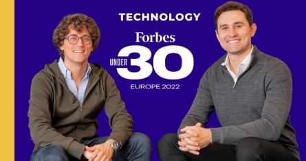 ESCP Alumni Luca Cartechini and Gian Maria Gramondi, founders of Shop Circle, in the European #Forbes30Under30 2022