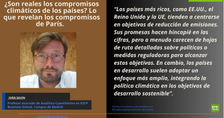 ¿Son reales los compromisos climáticos de los países? Lo que revelan los compromisos de París. ¿Son reales los compromisos climáticos de los países? Lo que revelan los compromisos de París.