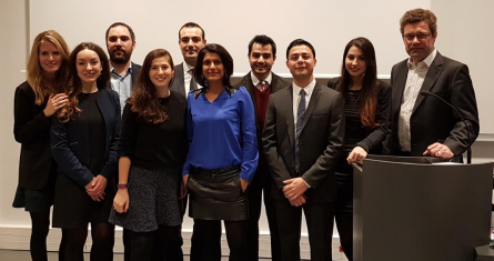 Final step for the MBA in IM students involved in the Solvay Company Consultancy Project Final step for the MBA in IM students involved in the Solvay Company Consultancy Project