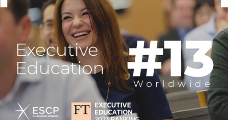 Executive Education at ESCP ranked among top 15 programme providers worldwide by the FT