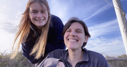 Two ESCP students smiling